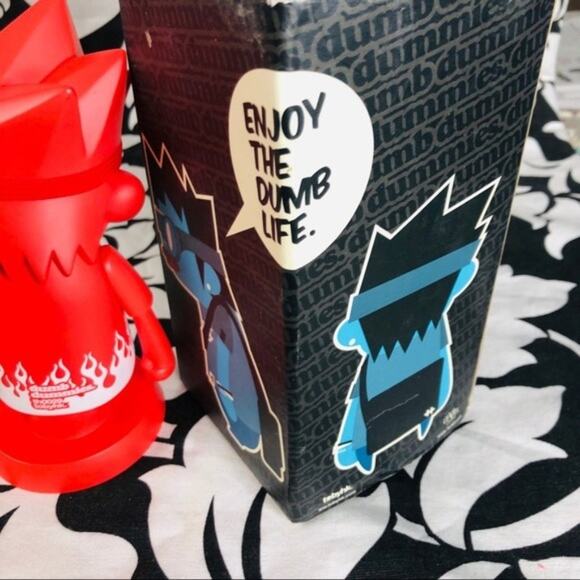 Tobyhk 2006 Kaching Dumb Dummies Red Ver Vinyl Toy - Picture 15 of 16